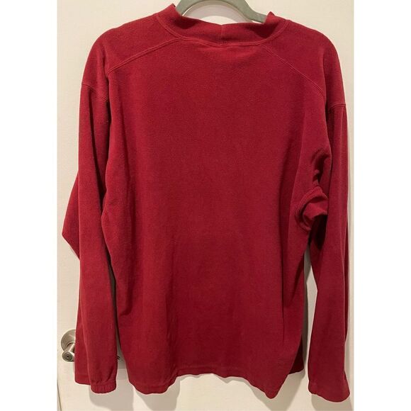 Columbia Men’s Turtleneck Pullover Fleece Red Size Large - Picture 3 of 11